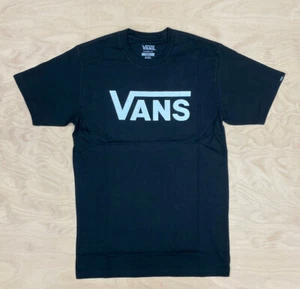 Vans authentisches klassisches Logo-T-Shirt für Herren schwarz weiß VN000GGGK1O - Bild 1 von 2