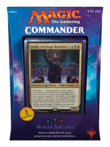 ITALIAN Magic MTG 2017 Commander C17 Sealed Arcane Wizardry Deck The Gathering - Picture 1 of 4