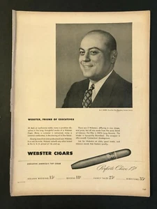 Pubblicità Sigari Webster 1948 - Foto 1 di 1