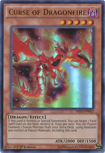 Curse of Dragonfire - MILI -EN002 - Ultra Raro - 1a Edición Raro Como Nuevo YUGIOh - Imagen 1 de 1
