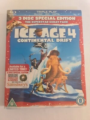 Ice Age 4: Continental Drift - Triple Pl Blu-ray Expertly Refurbished Product - Image 1 of 2