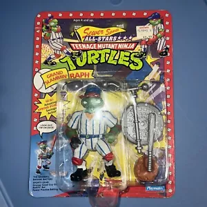 Teenage Mutant Ninja Turtles Unpunched GRAND SLAMMIN RAPH TMNT 1991 baseball - Picture 1 of 3