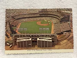 VINTAGE 1960's Metropolitan Stadium Postcard Home Of The Minnesota Twins/Vikings - Picture 1 of 2