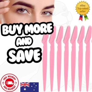Up to 100 pcs Eyebrow Razor Shaver Trimmer Shaper Blade Facial Grooming Bulk AU - Picture 1 of 6