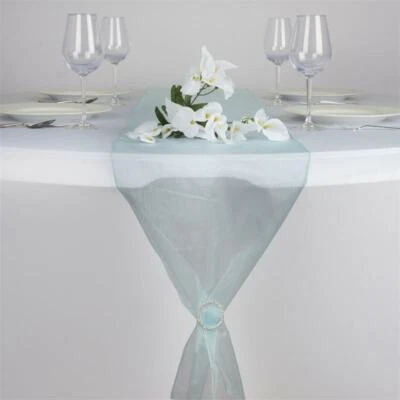 Table Runner Organza 12x72" By Broward Linens (Variety Of Colors) - Image 1 of 4