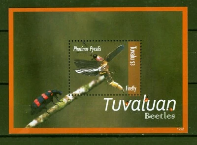 Tuvalu 2012 - Käfer Leuchtkäfer Beetles Firefly - Photinus pyralis  Block 193 ** - Bild 1 von 2