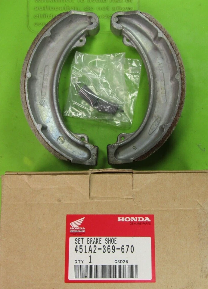 Zapatas de freno Honda 1975-1977 CB360 CB360G CB360T🔥 p/n 451A2-369-670🔥NOS🔥OEM Foto 1 de 4