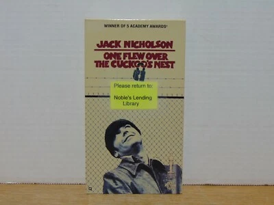One Flew Over The Cuckoo's Nest Jack Nicholson VHS Pre-Owned R - Image 1 of 4