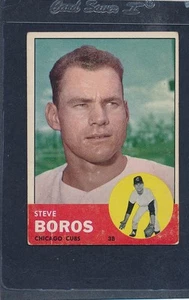1963 Topps #532 Steve Boros Cubs VG 63T532-90116-3 - Picture 1 of 1