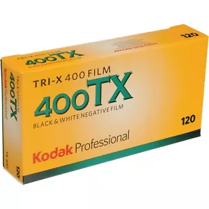 Kodak Tri-X 400 120 Black & White Negative Roll Film - 400TX  - PACK of 5 - Picture 1 of 1