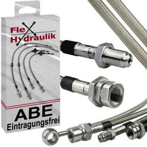 Für VW Golf 2 (19E,1G1) 1.8 GTI 16V 139PS Stahlflex Bremsleitungen - Bild 1 von 5