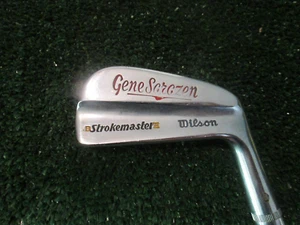 Empuñadura plana rara Golf Wilson Strokemaster Gene Sarazen vintage 3 hierro uso normal uso raro - Imagen 1 de 15