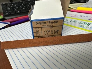 CONGRESS TOOL CO. RES-CUT POLISHING STONE 1/2" X 1/4" X 6" 120G LOT OF 3 - Picture 1 of 1