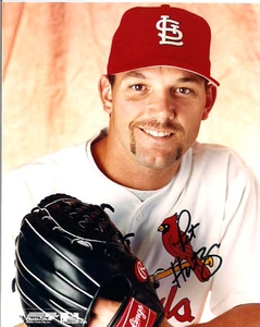 PAT HENTGEN ST LOUIS CARDINALS SIGNED AUTOGRAPHED 8X10 PHOTO W/COA - Picture 1 of 1