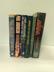 Lot of 6 Poul Anderson Hardcover Science Fiction Books Time Patrol & others - Picture 1 of 7