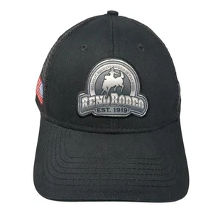 Reno Rodeo Est. Cappello camionista snapback concorrente 1919 nero taglia unica 6 pannelli Yeti - Foto 1 di 8