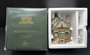 Department 56 Dickens 1993 Christmas Village The Pied Bull Inn #57517 - Imagen 1 de 11
