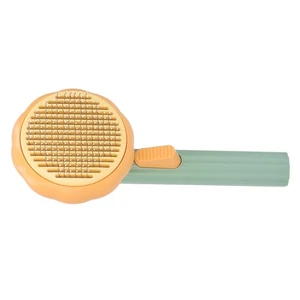 ▫Pet Pumpkin Brush Shedding Grooming Self Cleaning Trimming Cat Pumpkin Brush - Picture 1 of 12