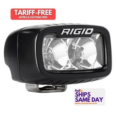Rigid Industries 902113, One Black Aluminum Led Light Each Srm Series Flood Patt - Image 1 of 4