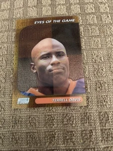 1999 Topps Stadium Club Chrome TERRELL DAVIS Eyes Of The Game #SCCE24 Broncos - Foto 1 di 4