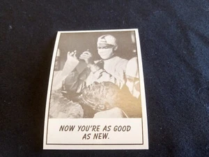 1966 Topps Monster Laffs Vintage Card #26 Surgeon and Creature Near Mint MT - Bild 1 von 2