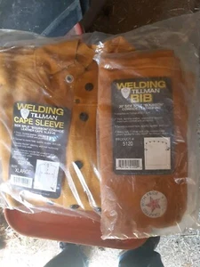 Tillman Brand, Cape Sleeve, Split Bourbon, Cowhide, XL (Bonus) 20" Apron Free - Picture 1 of 3