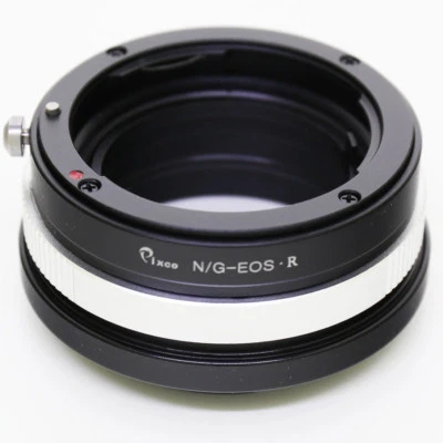 Nikon F mount G AF Lens to Canon EOS R RF Mirrorless Full Frame Camera Adapter - Image 1 of 2