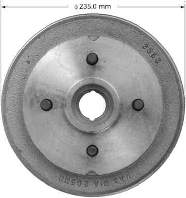 Tambor de freno compatible con Plymouth Colt BENDIX 1985-1991 Foto 1 de 3