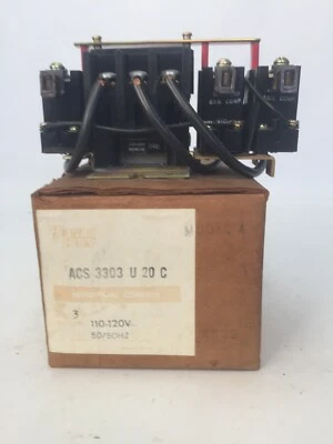 ARROW HART ACS3303U20C RELAY WITH OVERLOAD PROTECTION 600VAC 40AMP 7.5HP MODEL A - Image 1 of 4
