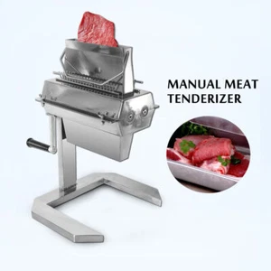 Kommerzieller Fleischklopfer 7" Edelstahl Verarbeiter Schweinefleisch Steak Messer Set *2 - Bild 1 von 15