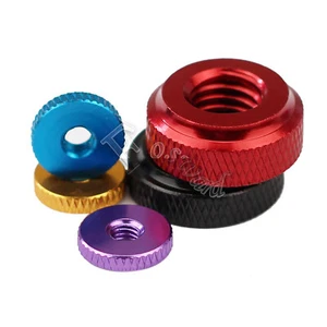 Rändelmutter Aluminum M5,M6,M8,M10 flache & hohe Form Raendelmuttern Rund - Bild 1 von 3