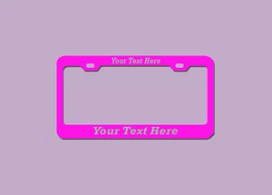 ENGRAVED USA Customized License Plate Holder - Show Your Patriotism - Picture 1 of 13