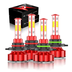 For Toyota RAV4 Sport Utility 2006-2012 LED Headlight High Low Beam Bulbs Kit 4x - Foto 1 di 11