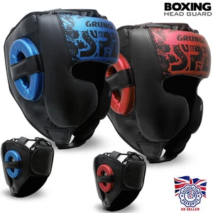 Casco protector de cabeza de boxeo contra vueltas MMA arte marcial casco protector facial patada - Imagen 1 de 3