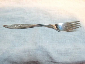 1965 Oneida Heirloom Sterling Silver First Frost Salad Fork 7” no 2 - Picture 1 of 4