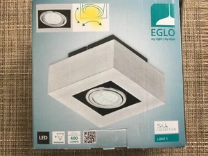 EGLO LED downlight spotlight 5W GU10 lamp warm white 3000k decorative stylish⭐️ - Picture 1 of 16