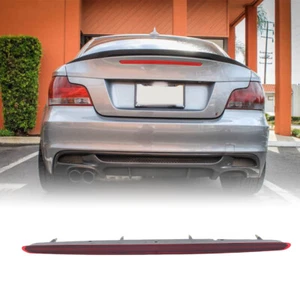 Red Lens For BMW 1 Series 128i 135i E82 E88 2007-2013 3rd Third Brake Light Lamp - Picture 1 of 8