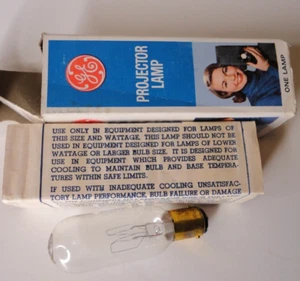 Vintage GE Projector Lamp CAX Old Stock R6 - Picture 1 of 2