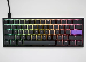🦆 Ducky One 2 Mini v2 RGB LED 60% Double Shot PBT Keyboard Cherry MX ALL COLORS - Picture 1 of 6