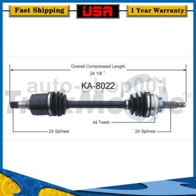 Junta de eje CV delantero izquierdo TrakMotive para Kia Rio 2005 2004 2003 2002 2001 Foto 1 de 2