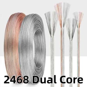 Cable flexible trenzado doble núcleo cable paralelo conductor de alambre de cobre estañado - Imagen 1 de 8