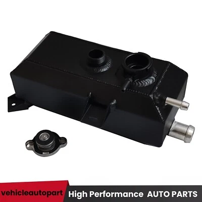 Aluminum Coolant Reservoir Overflow Tank For BMW E28 E30 325E 325I 528E Black — 第 1/4 张图片