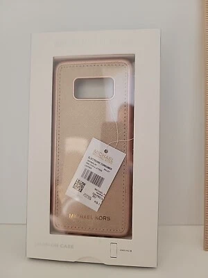 Michael Kors Snap-On Leather Case for Samsung Galaxy S8 - Rose Gold. - Image 1 of 4