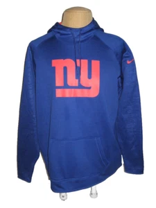 NEW YORK GIANTS NIKE HOODED SWEATSHIRT PULLOVER WOMEN'S 2XL BLUE  - Picture 1 of 4