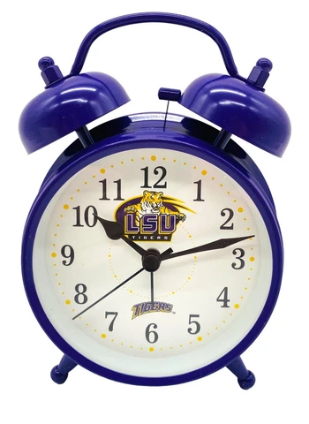 LSU Tigers Vintage Alarm Clock by Eagles Wings Cover