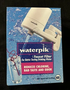 WaterPik Model F-52 White Water Faucet Filter - New in Box - Picture 1 of 5