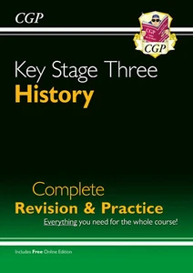 New CGP KS3 History Complete Study & Practice with online edition Paperback Book - Imagen 1 de 4