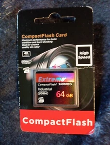 Unbranded Extreme Pro 64GB CompactFlash Memory Card 160MB/s UDMA7 - Picture 1 of 2