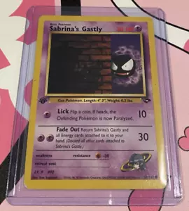 Sabrina's Gastly 96/132 Gym Challenge Regular - Picture 1 of 2