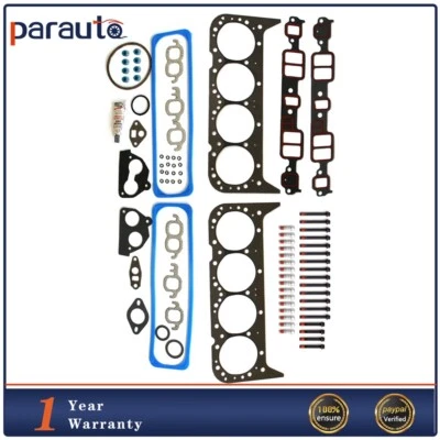 Head Gasket Set Head Bolts For Chevy C1500 G10 GMC C/K 1500 1987-1995 5.7L V8 — 第 1/4 张图片